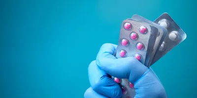 surgical glove holding blister packs