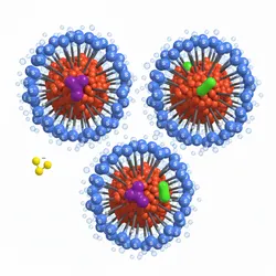 Molecular diagram demonstrating analyte separation by MEKC, depicting how hydrophobic, polar, and charged molecules interact with SDS micelles for complex separations.