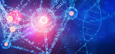 Abstract representation of biosciences and diagnostic solutions