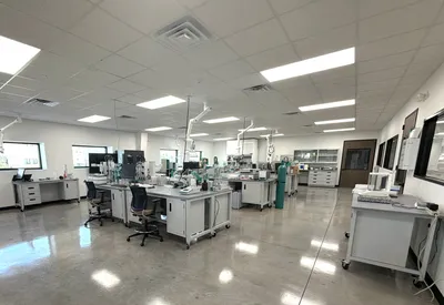 Interior of Metrohm's analytical laboratory innovation center in Houston