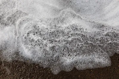 Foam on a surface reflecting environmental PFAS contamination and ultra-short-chain PFAS analysis