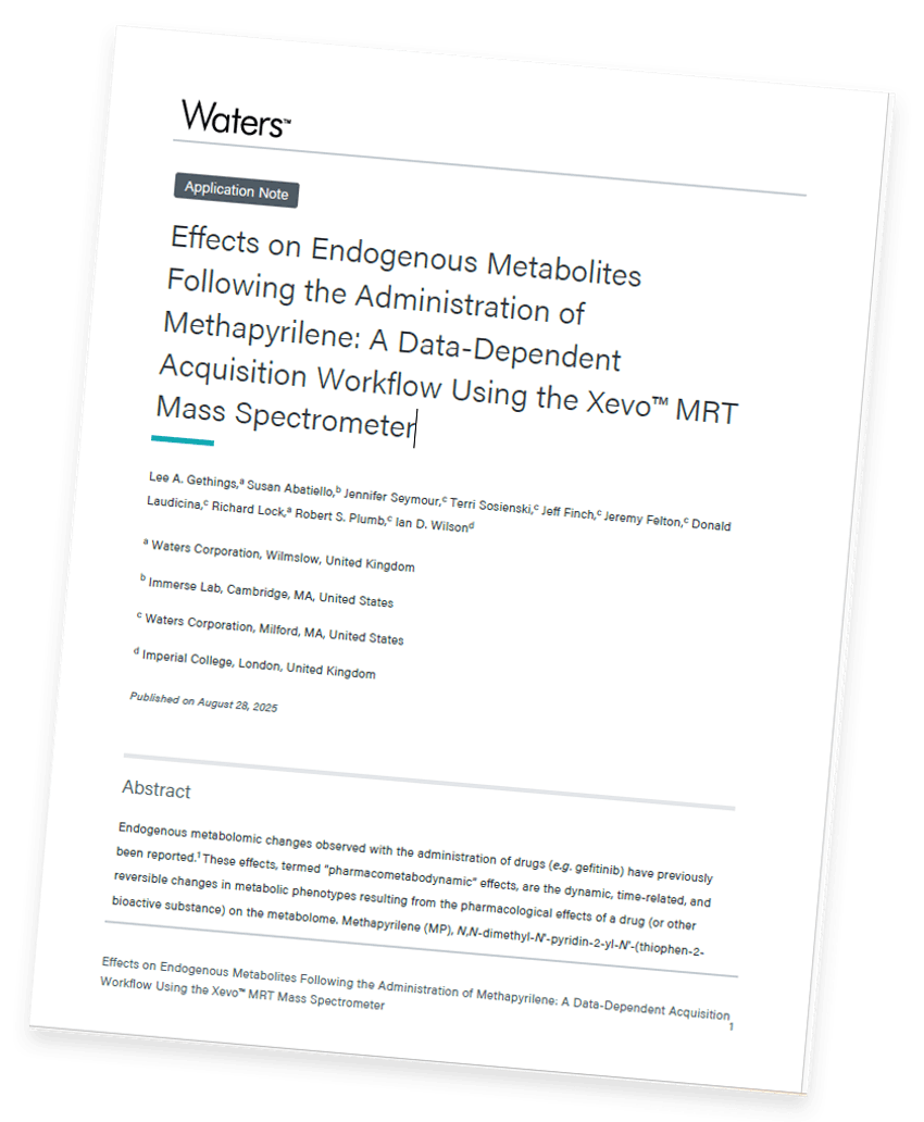 Application note cover for