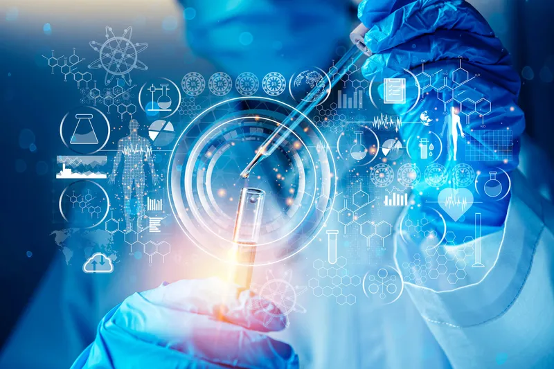 Laboratory technician conducting forensic toxicology testing