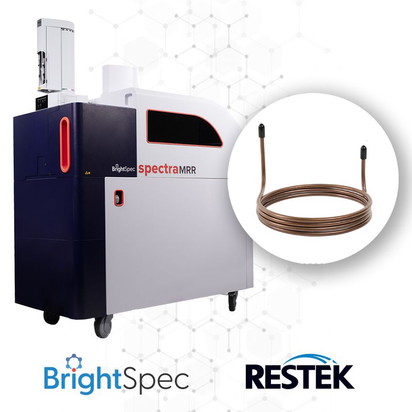 BrightSpec SpectraMRR device and SpectrAline cartridge for molecular rotational resonance sample introduction