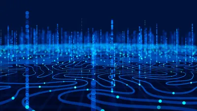 Abstract visualization of data integrity and agentic AI in laboratories