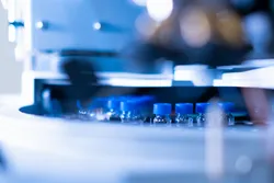 HPLC equipment and sample vials used for method development