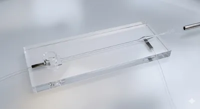 Capillary-on-a-chip microfluidics device with integrated channels