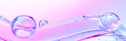 Water droplets representing purity for laboratory water purification systems