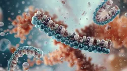 3D representation of oligonucleotides in a solution