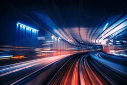 Abstract image representing speed in LC/MS automation