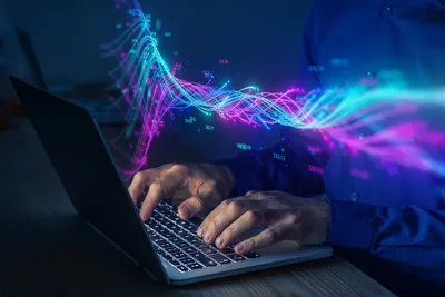 Data visualization of accurate mass ZenoTOF line features