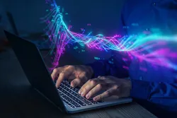 Data visualization of accurate mass ZenoTOF line features