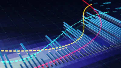Graph representing performance metrics of LCMS-8065XE triple quadrupole mass spectrometry