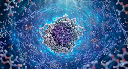 Abstract representation of molecular interactions for single-molecule tracking