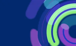 abstract colors circle pattern illustration