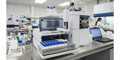 Liquid chromatography-tandem mass spectrometry system in a clinical diagnostic laboratory.