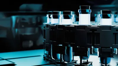 Inline dilution system for commercial-scale buffer logistics