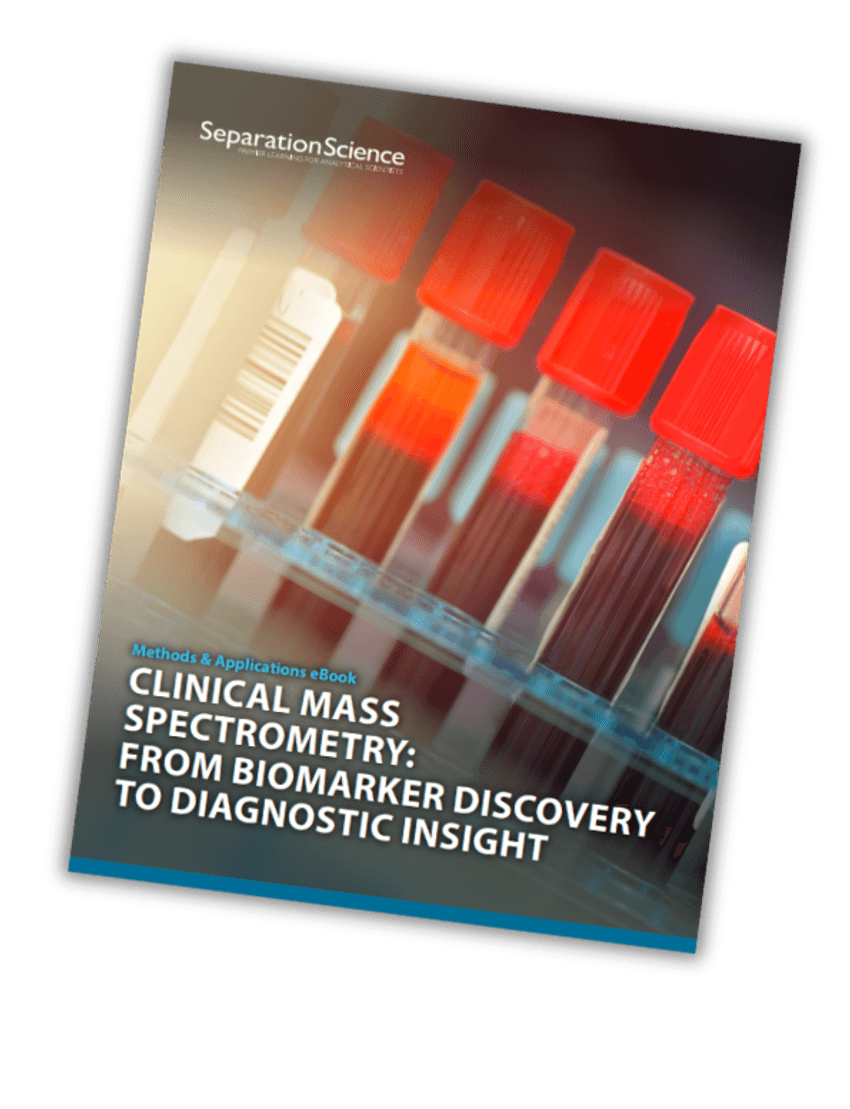 Cover of an eBook on clinical mass spectrometry and biomarker analysis
