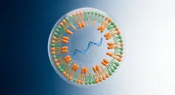Concept image of lipid nanoparticles for LNP characterization